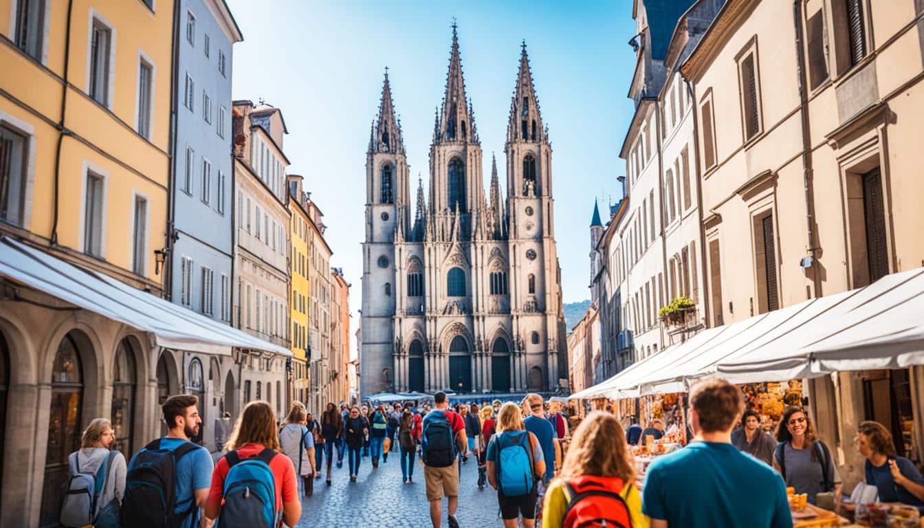 Scenic German countryside and quiet villages
