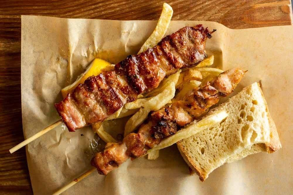 Souvlaki in Athens