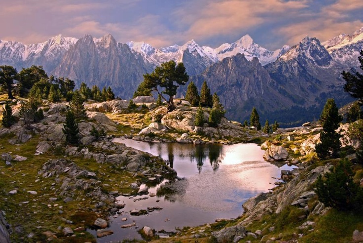 Pyrenees mountains in Spain