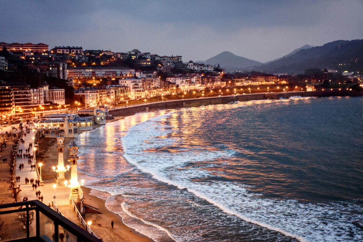 La Concha Beach in San Sebastian
